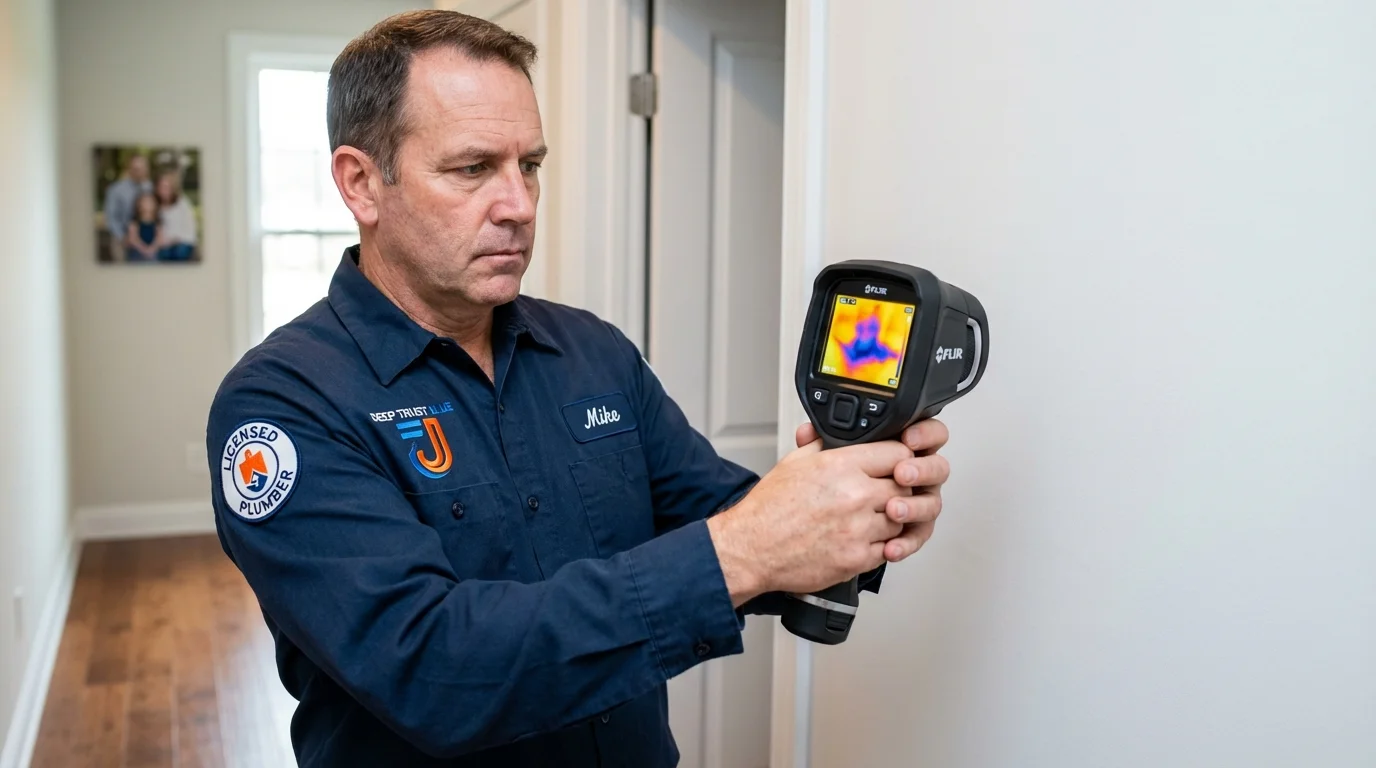 Thermal imaging leak detection by Johns Plumbing LLC in Kouts